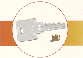 illustrazione tecnica di una chiave per cilindri di sicurezza