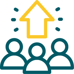 An icon of a man with a light bulb coming out of his head.