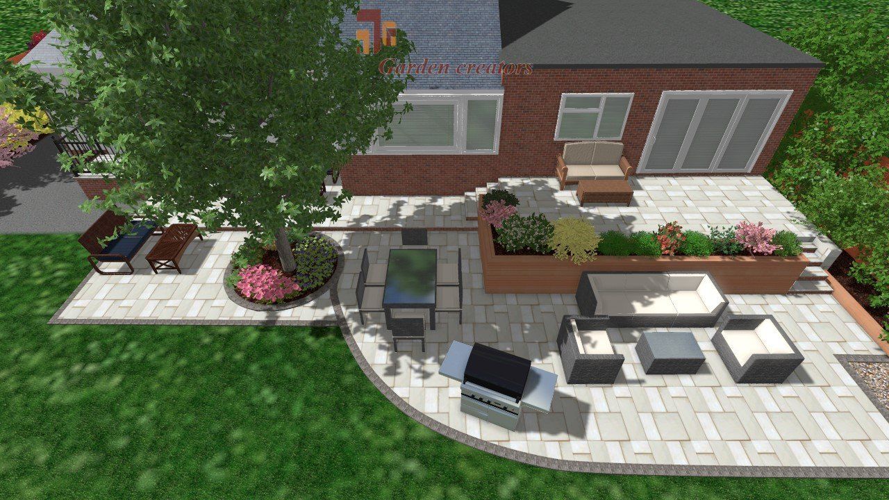alternative 3D design patio