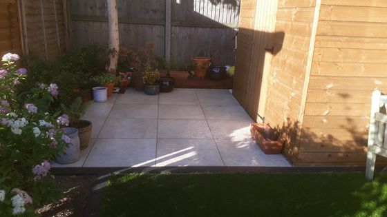 garden paving & shed install