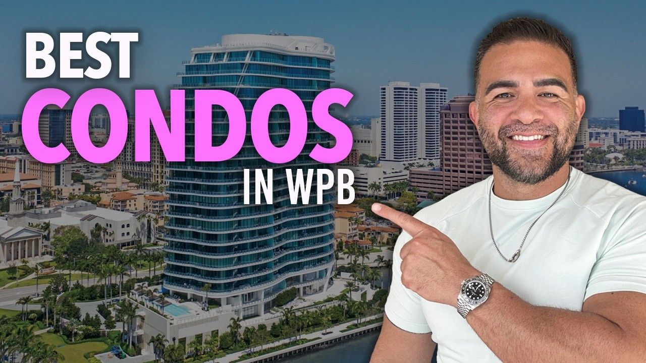 Man pointing at a high-rise building, 