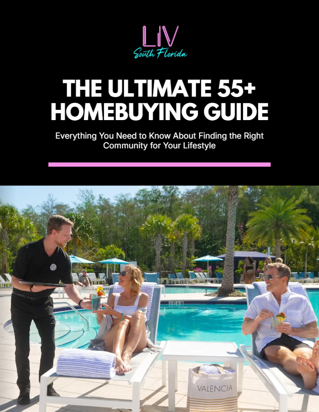 A man in a suit is on the cover of a guide to south florida.