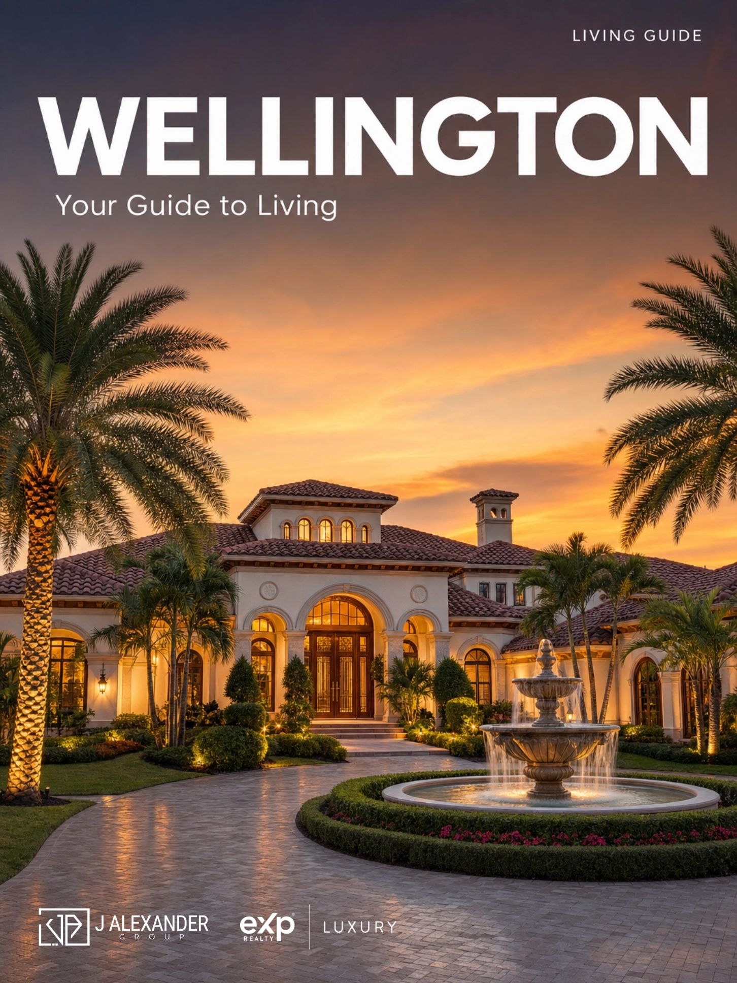 A man in a suit is on the cover of a guide to south florida.