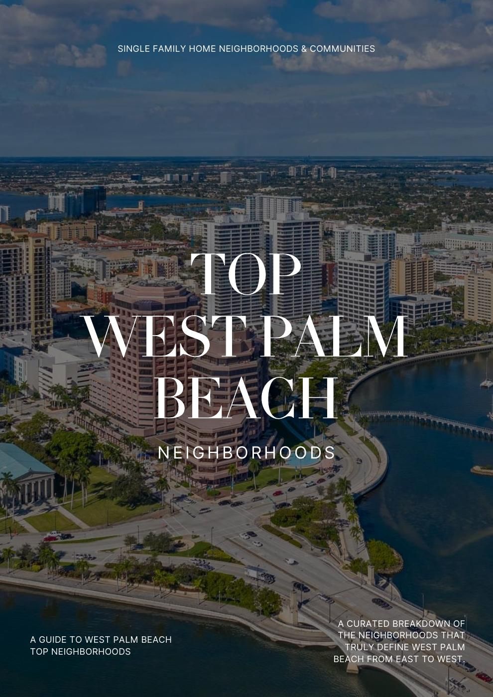 A man in a suit is on the cover of a guide to south florida.