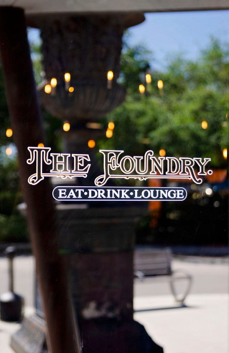 A sign that says The Foundry