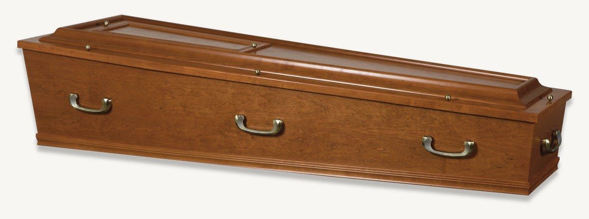 Hoogland uitvaartkist model 210 - Kersen fineer