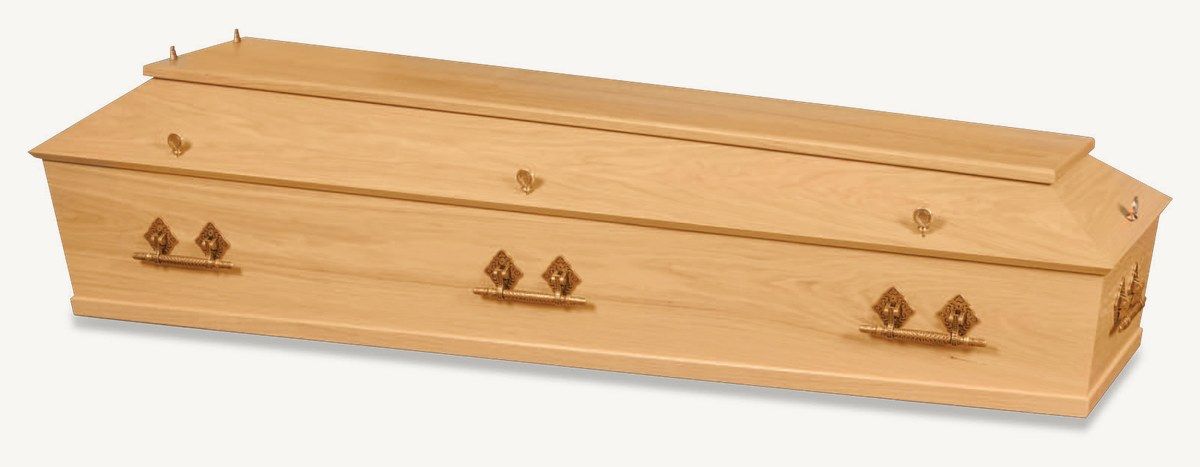 Hoogland uitvaartkist model 45 - Eiken fineer