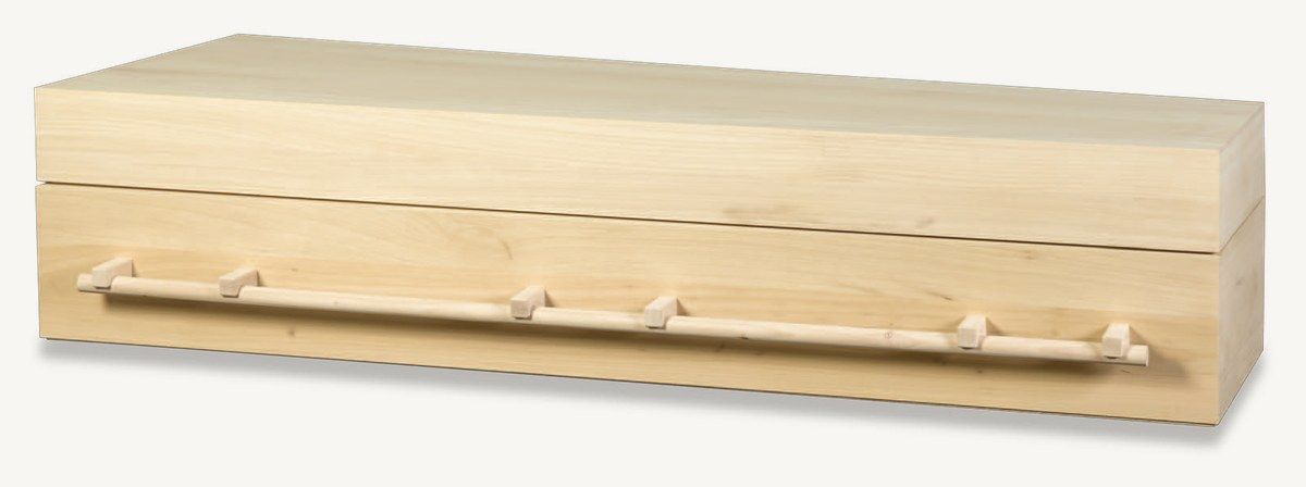 Hoogland uitvaartkist model 555 - massief abachiehout