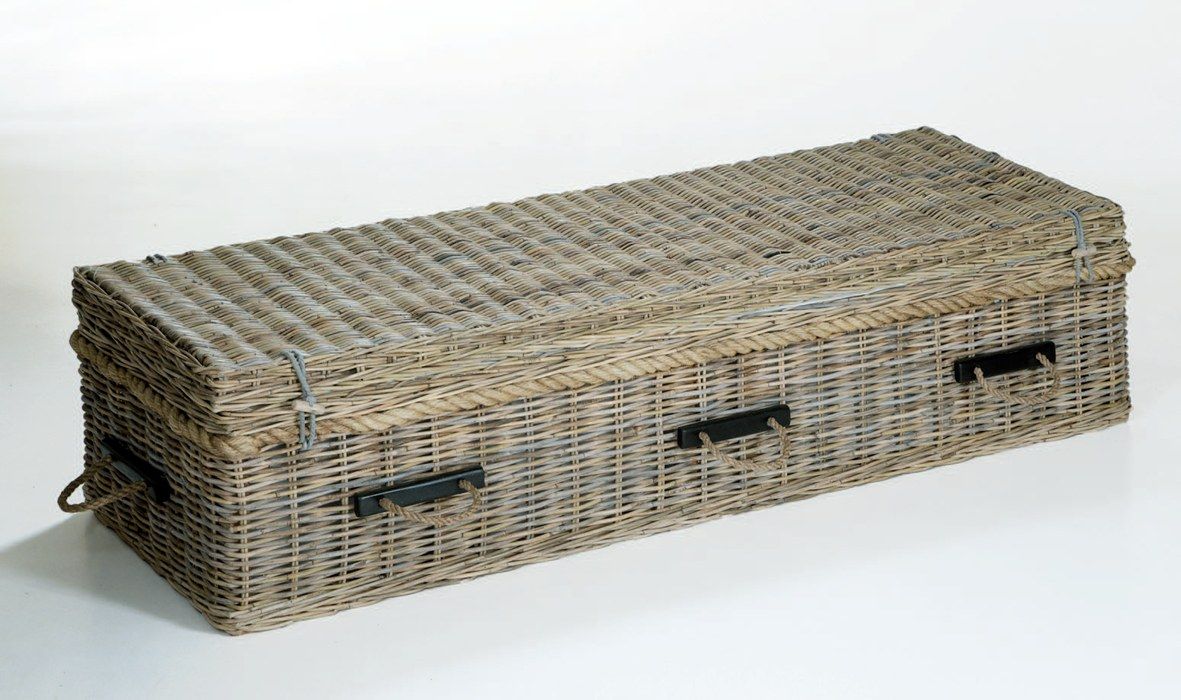 Hoogland uitvaartkist model FT26 - Rotan kubu