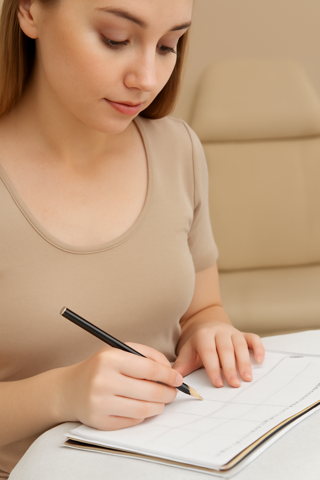 Client scheduling sugaring and lash appointments in the planner at Bare Elegance salon.