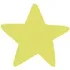 A yellow star on a white background.