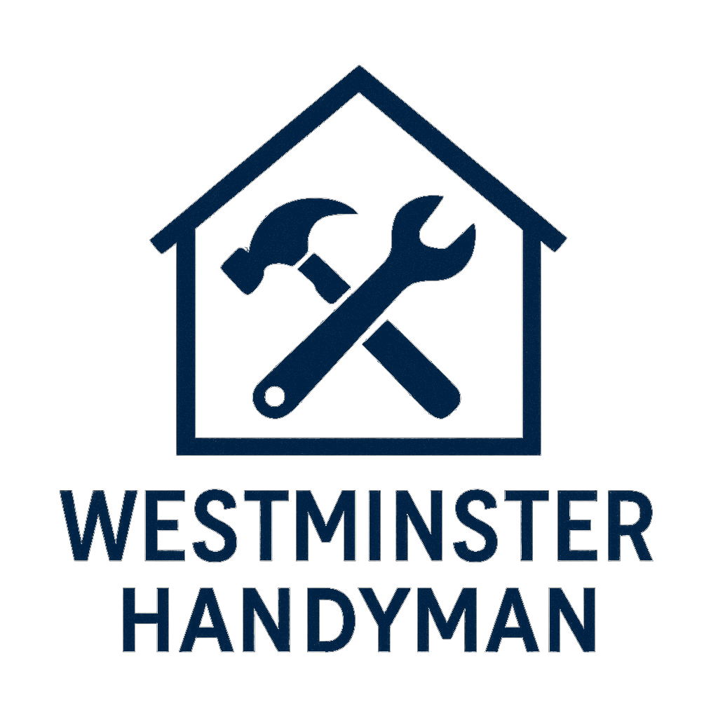 A logo for westminster handyman services