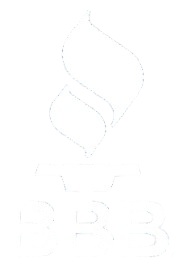 White flame logo with the letters 