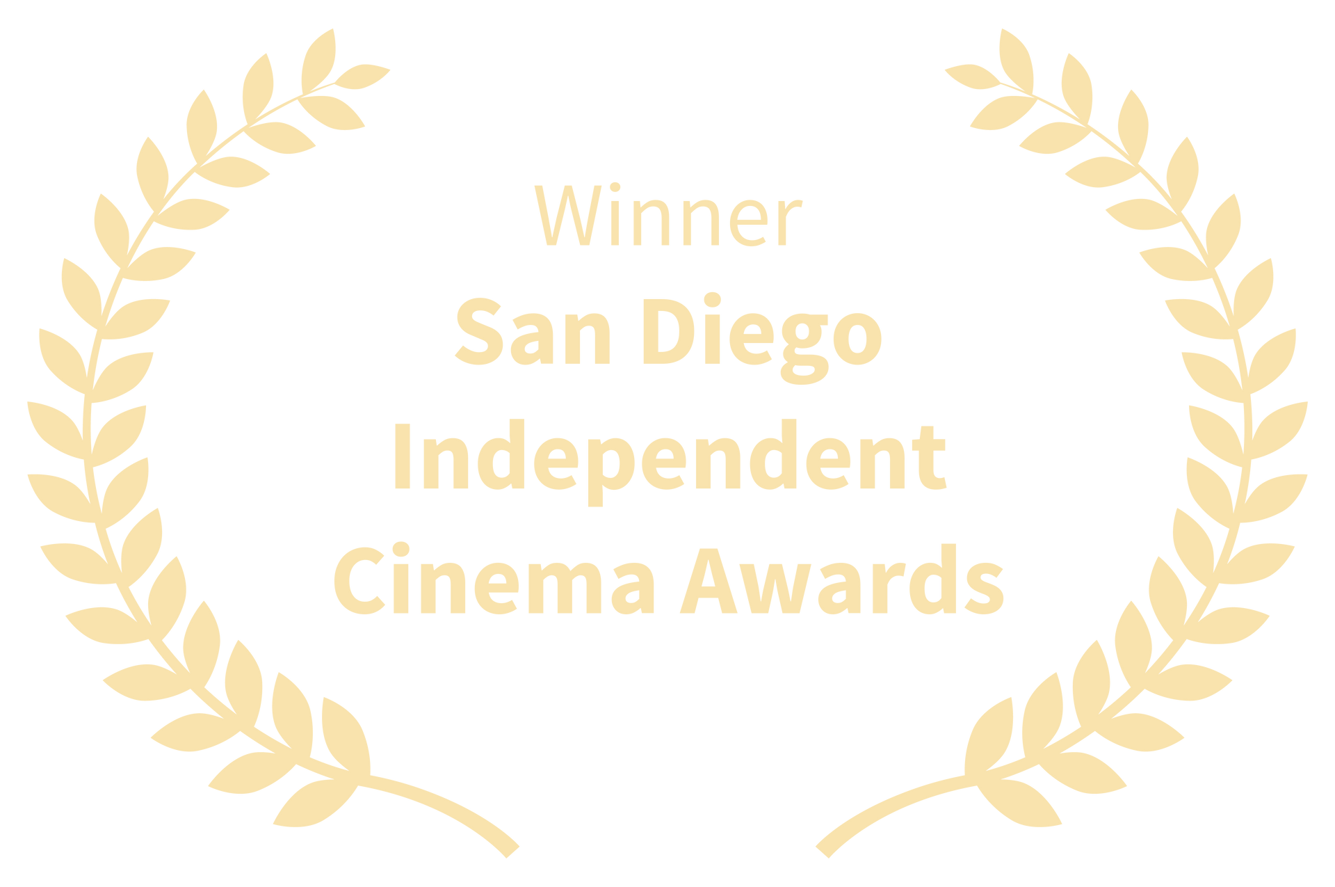 Winners Laurel for the San Diego Independent Cinema Awards.