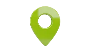 Green location pin icon.