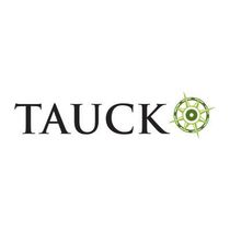 A logo for a company called tauck with a compass on it.