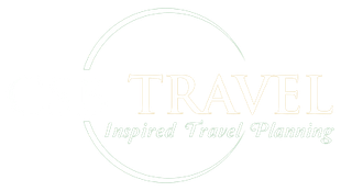 A white logo for travel inspired travel planning on a white background.