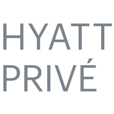 A logo for a hotel called hyatt prive