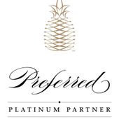 A preferred platinum partner logo with a pineapple on it.