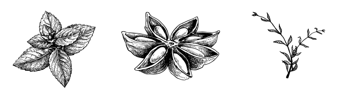 Ingredienti liquore icone