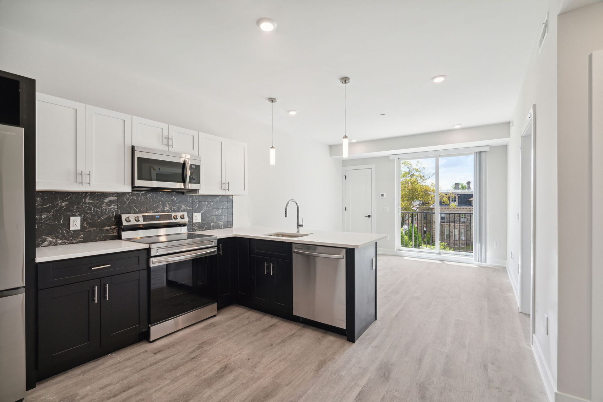 Interior of Sparrow House apartments in Mount Airy, Philadelphia.