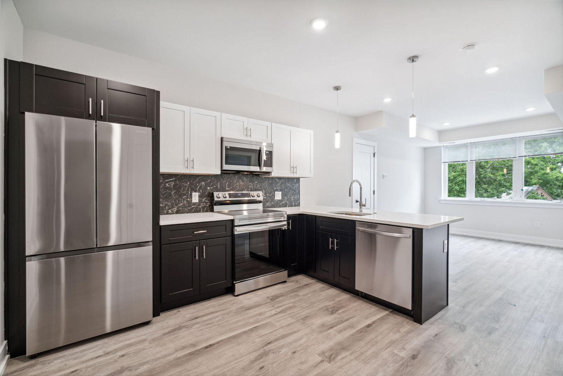 Interior of Sparrow House apartments in Mount Airy, Philadelphia.