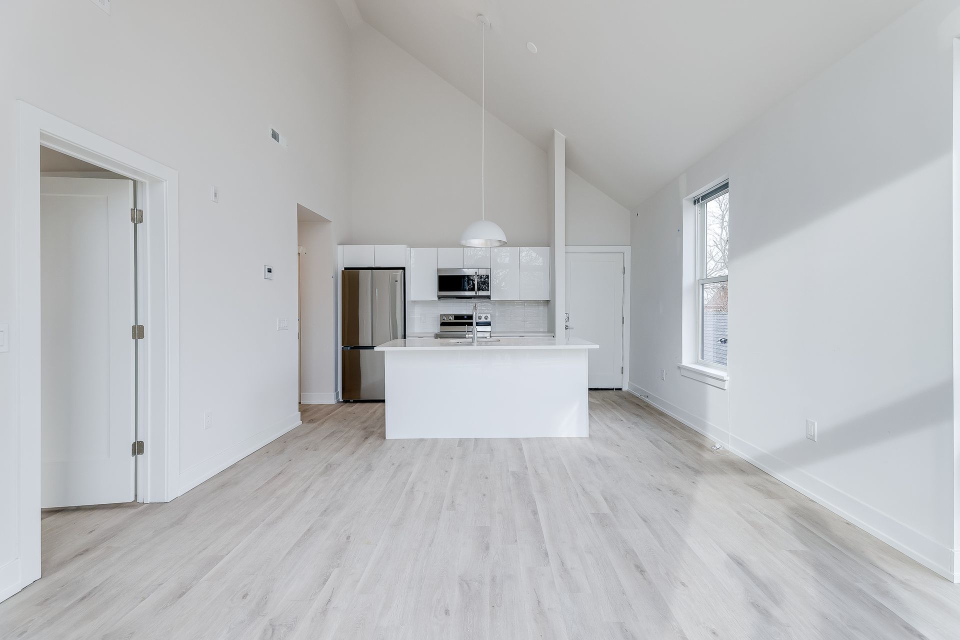 Interior of Shepherd Lofts apartments in University City, Philadelphia.