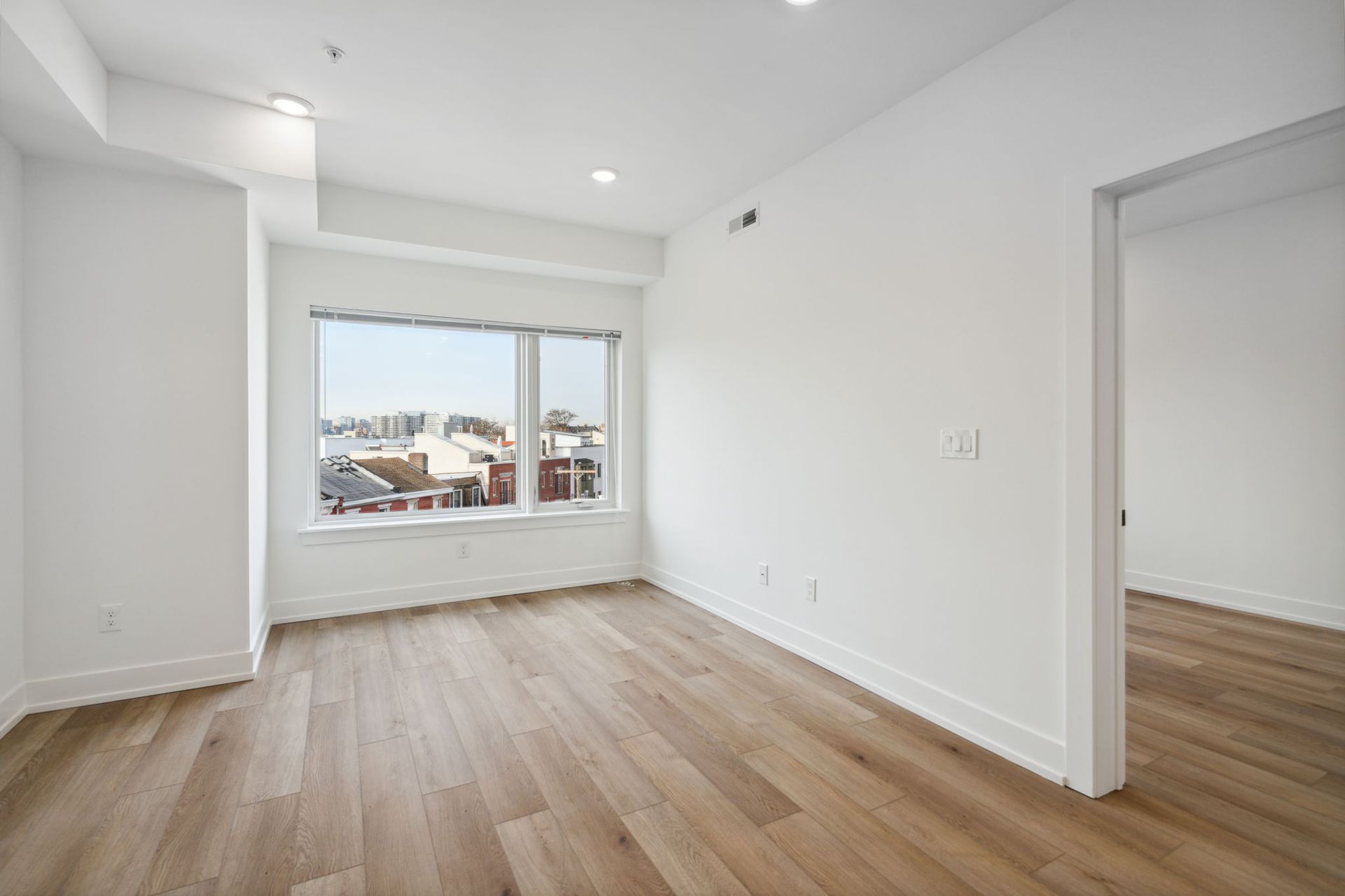 Interior photos of The Crown on Leland apartments in Fairmount, Philadelphia.