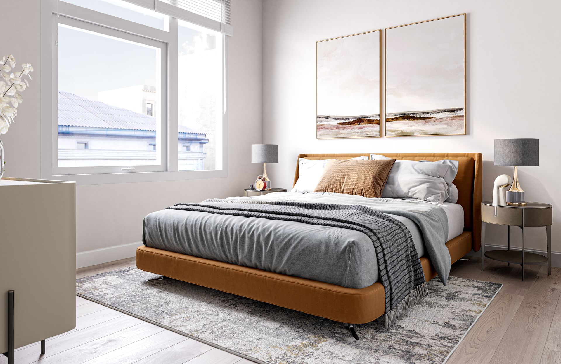 Interior images of the The Weston apartment building in Northern Liberties, Philadelphia.