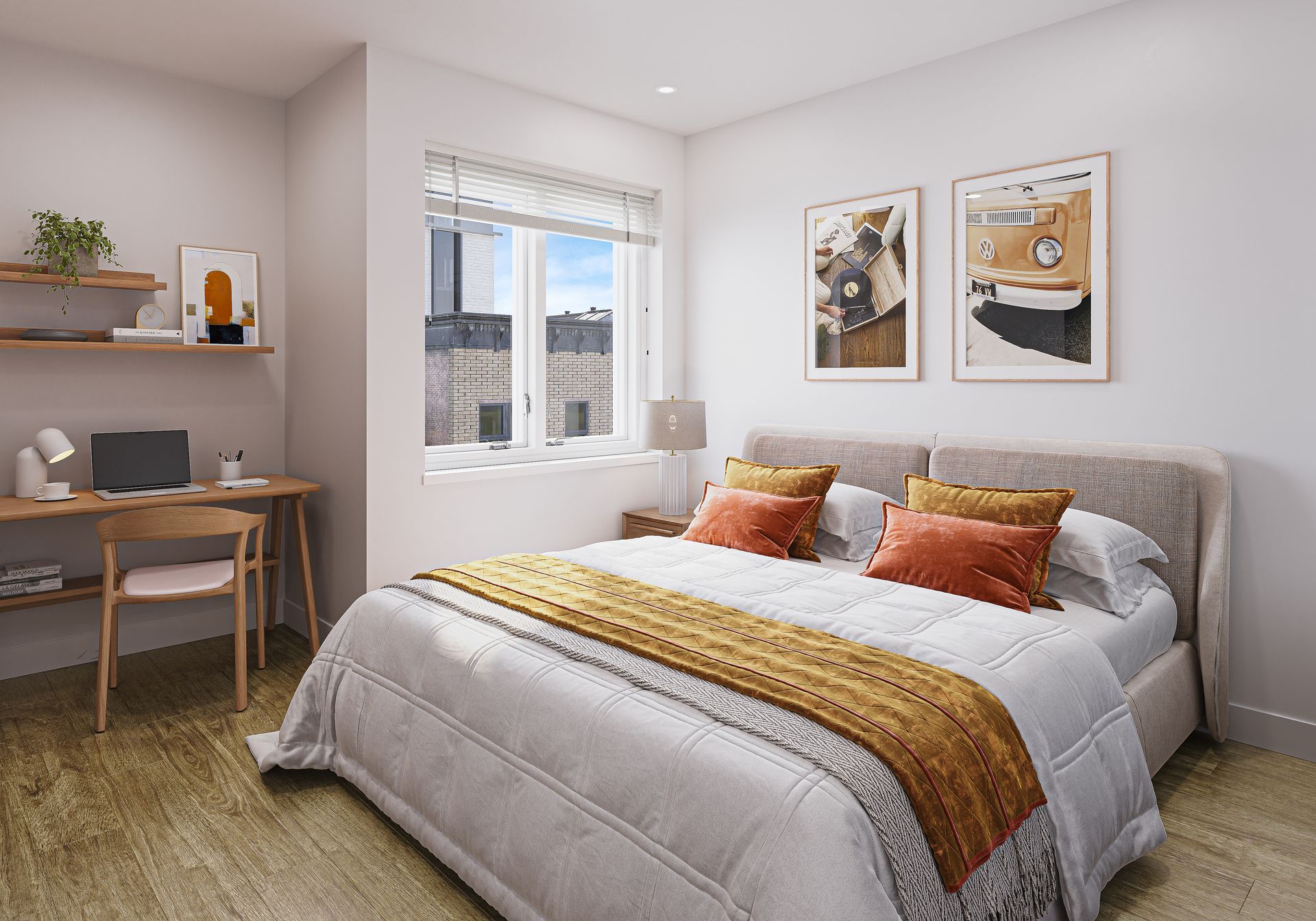 Interior of OLO apartment building in Point Breeze, Philadelphia.