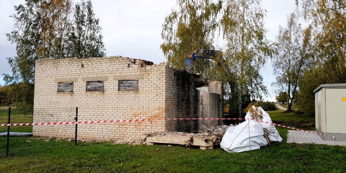 Būves nojaukšana, 2019.gads, bilde 2
