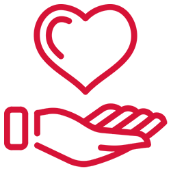 Icona - Attenzione e cura Icona - Attenzione e cura