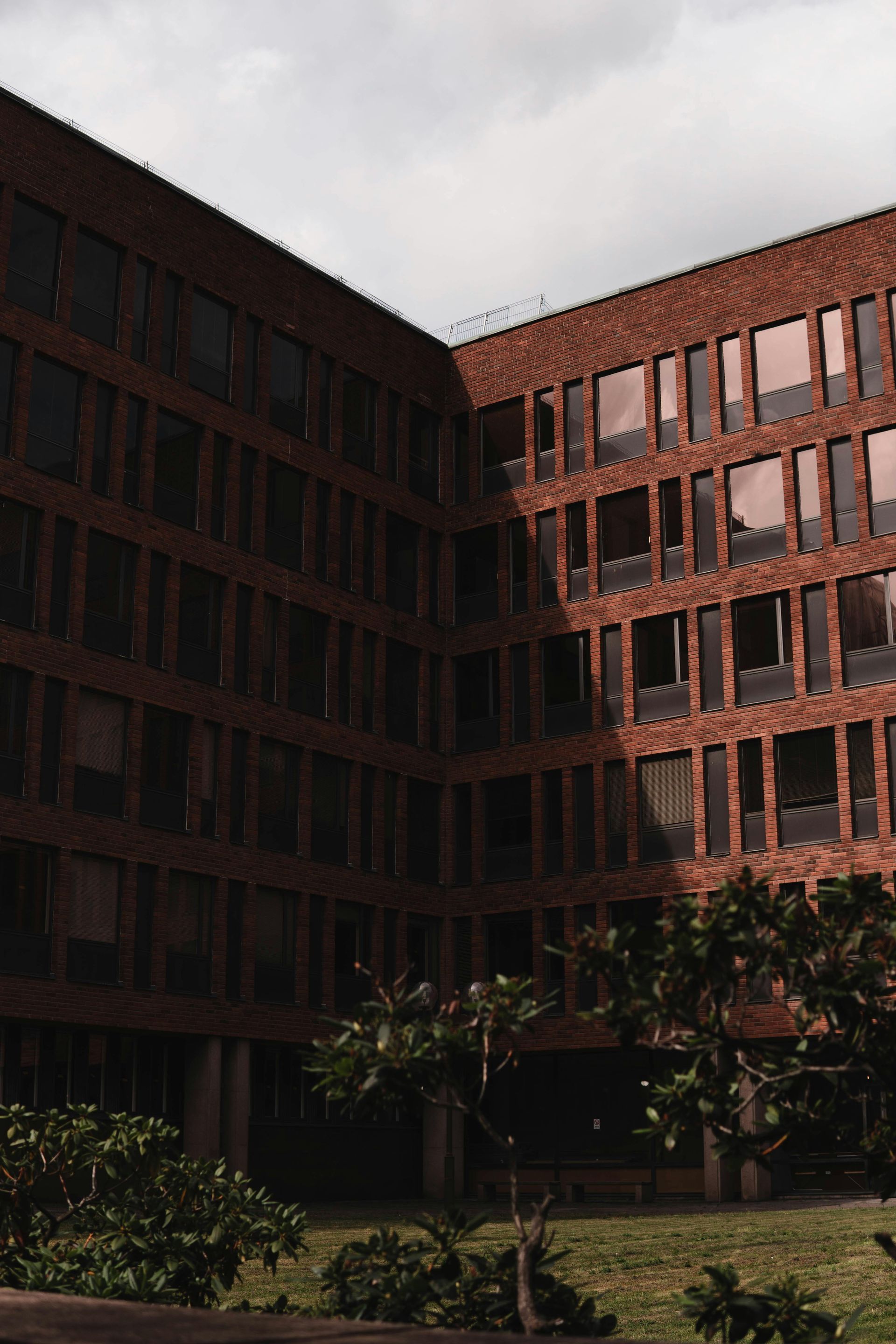 Commerical landscaping for a business complex