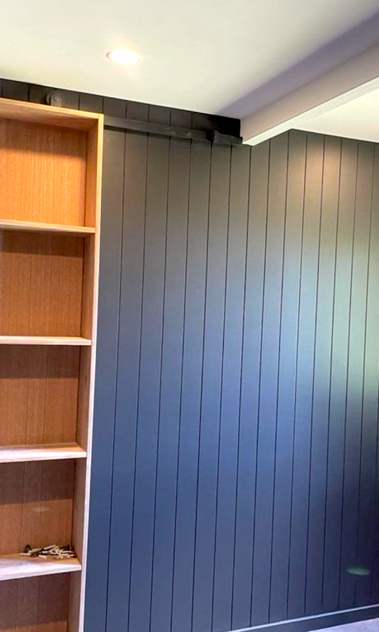 Newly painted black wardrobe  — Professional Painter in Tweed Heads, NSW