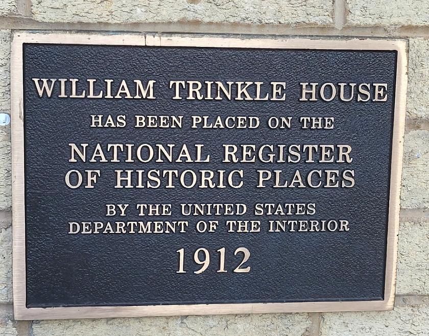 trinkle-historical-plaque
