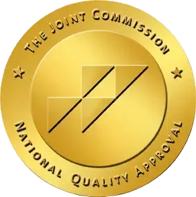 A gold coin that says the joint commission national quality approval