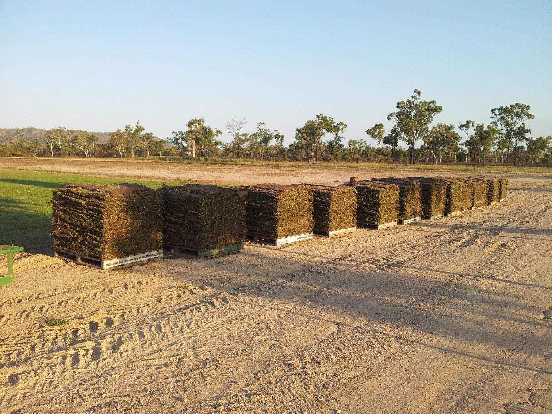 Stacks Of Turf Lawn — Top Notch Turf in Rasmussen, QLD