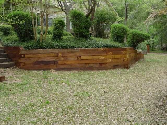 Wood Wall for Plants — Arlington, TX — The Lawn Brigade