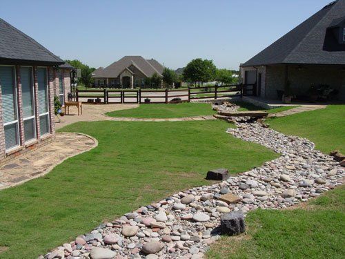 Stone Pathway — Arlington, TX — The Lawn Brigade