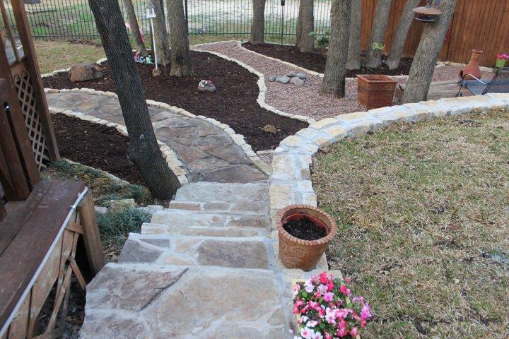 Brick Stairs — Arlington, TX — The Lawn Brigade