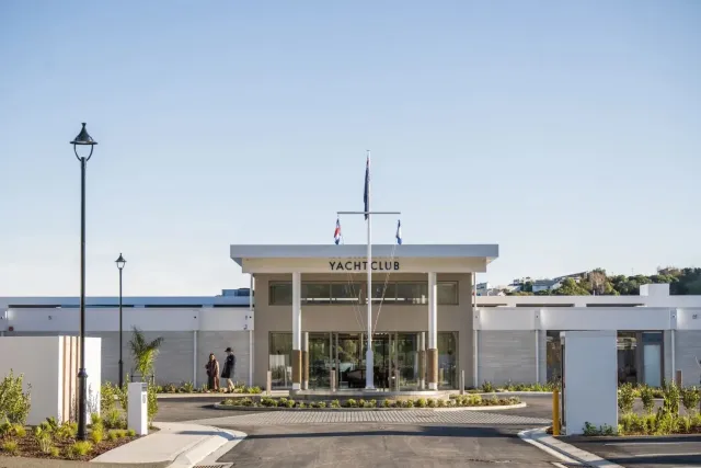 Village yacht club entrance