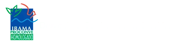 Logotipo da IRMA PROCONVE HOMOLOGADO. Quadrado azul com linhas verdes, vermelhas e azuis. Texto em branco.