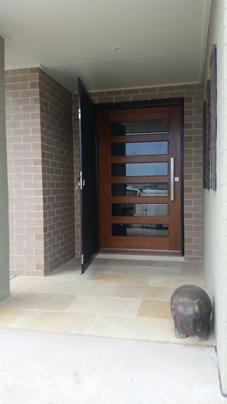 aluminium frame entry door