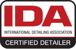 The logo for the international detailing association certified detailer