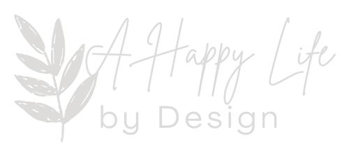 Happy Life by Design Logo in light grey