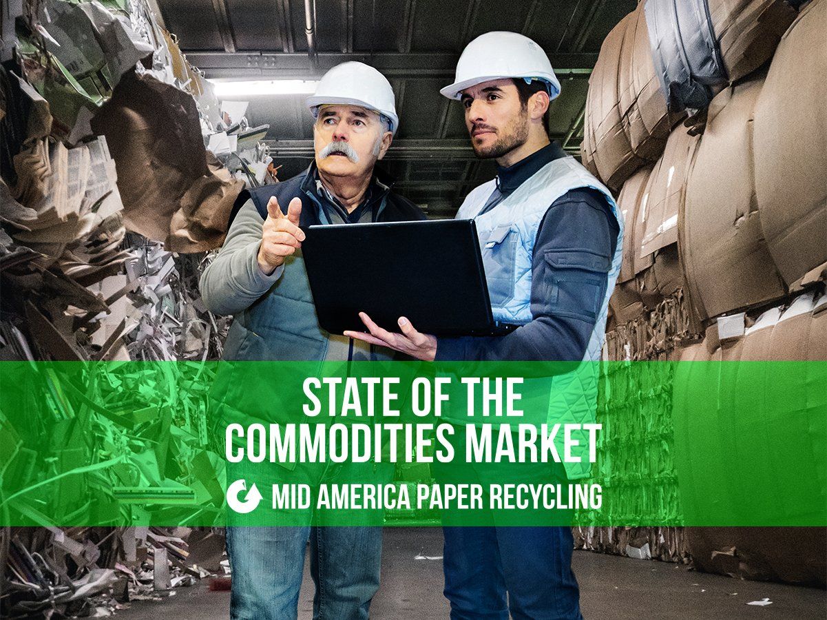 State of the Commodities Market — Chicago, IL — Mid America Paper Recycling Co Inc