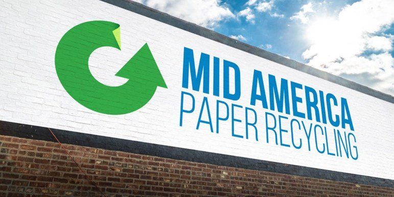 Mid America Paper Recycling Sign — Chicago, IL — Mid America Paper Recycling Co Inc