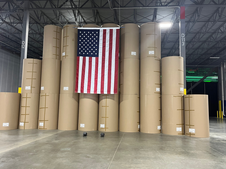 American Flag — Chicago, IL — Mid America Paper Recycling Co Inc