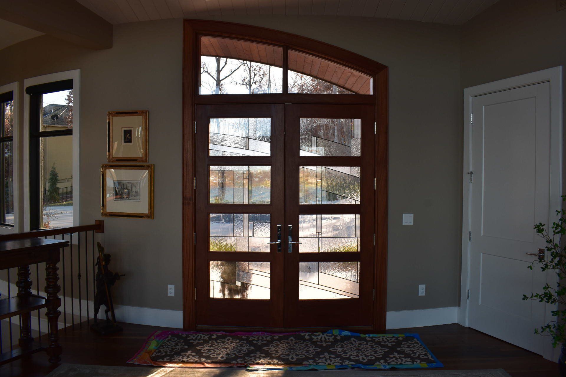 Custom glass windows, glass cases, glass shelving and cabinets, stained glass and art glass