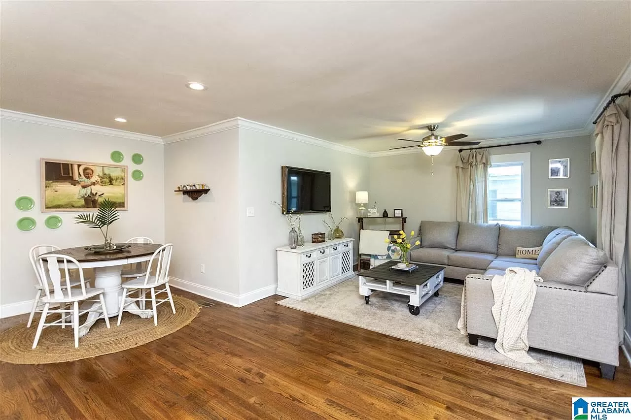 living room after KCG maintenance and renovation